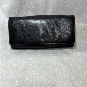 East West Leather Wallet and Checkbook